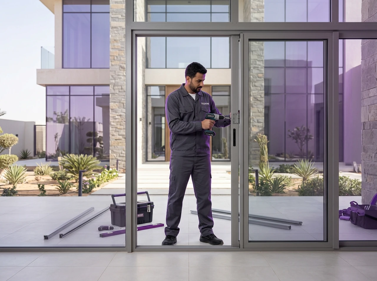 Layanan Pemasangan pintu aluminium