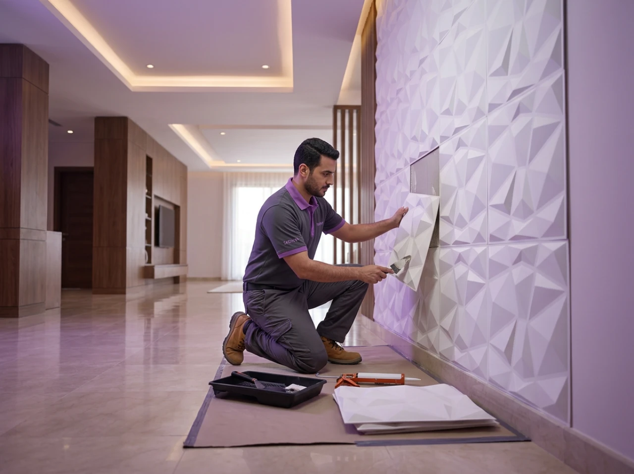 خدمة تركيب فوم 3D هندسي