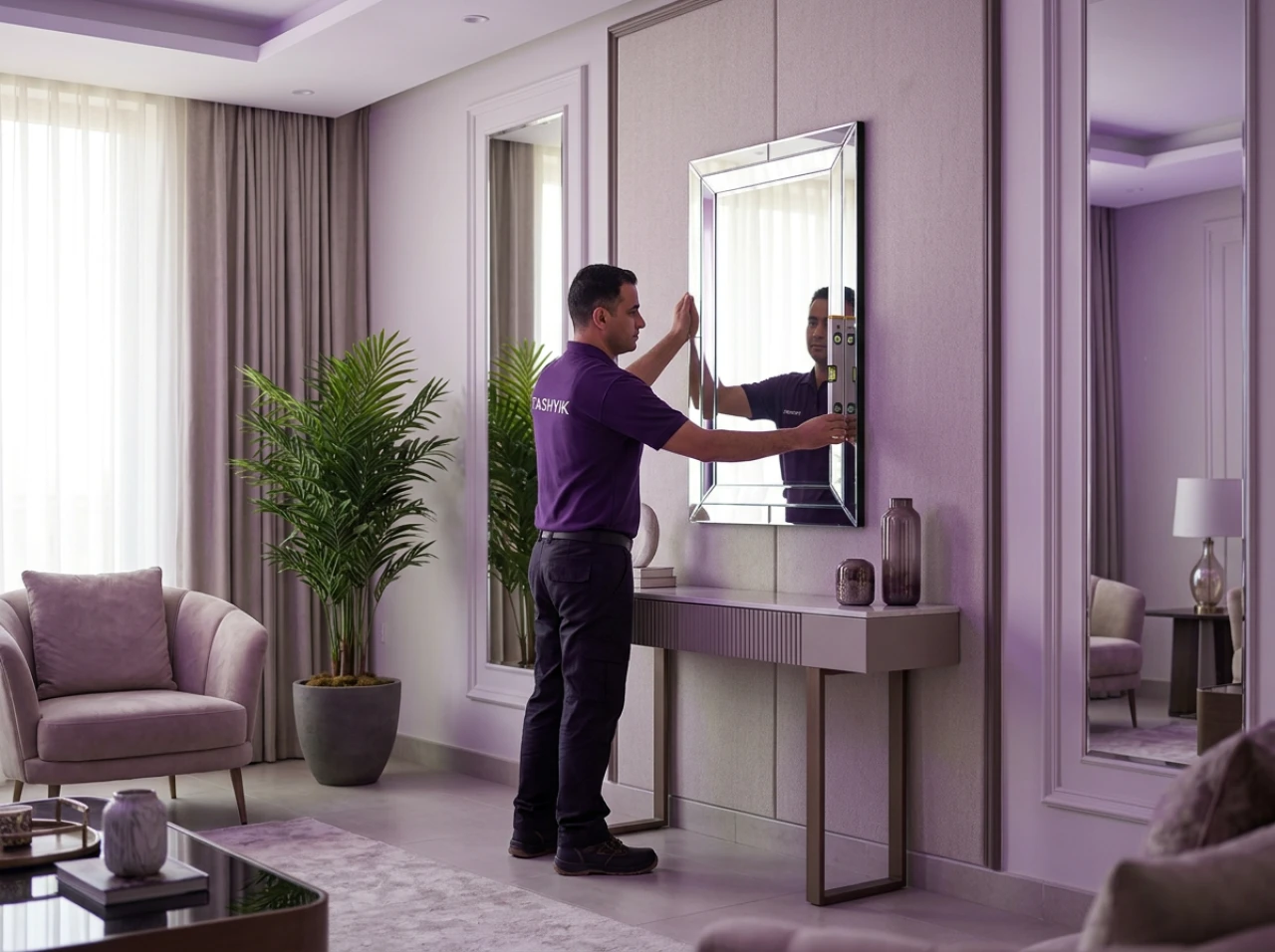 Mirror installation service