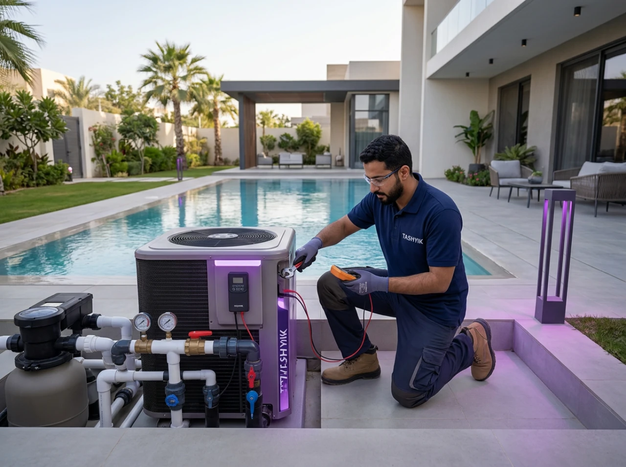 Service Chauffage de piscine
