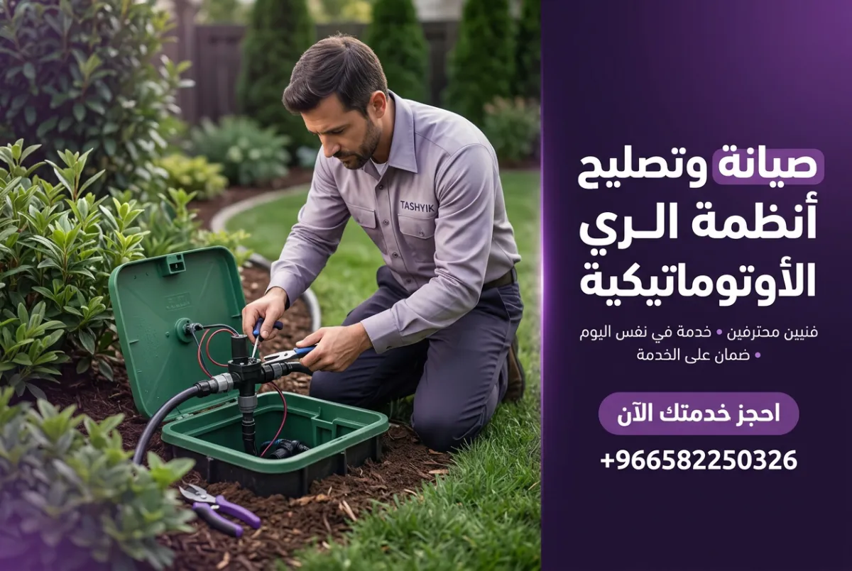 تركيب نظام ري تلقائي: حديقة أحلامك بلمسة زر مع تشييك