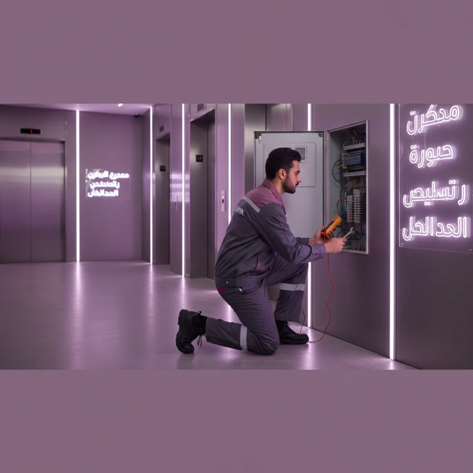 مصعد متوقف - استجابة طارئة
