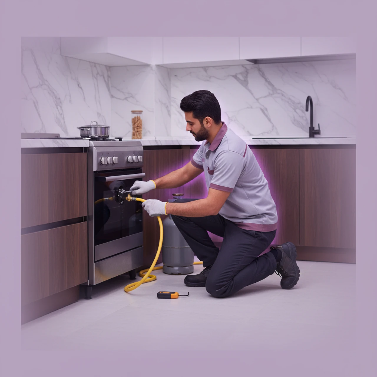 Serbisyo Pagkonekta ng gas oven o kalan