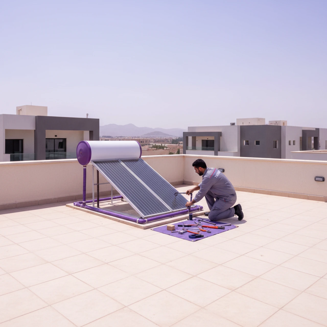 خدمة تركيب سخان مياه شمسي