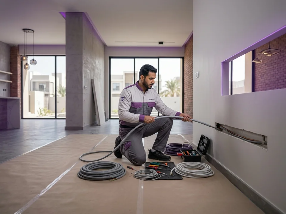 باقة تسليك داخل الجدار 20 متراً