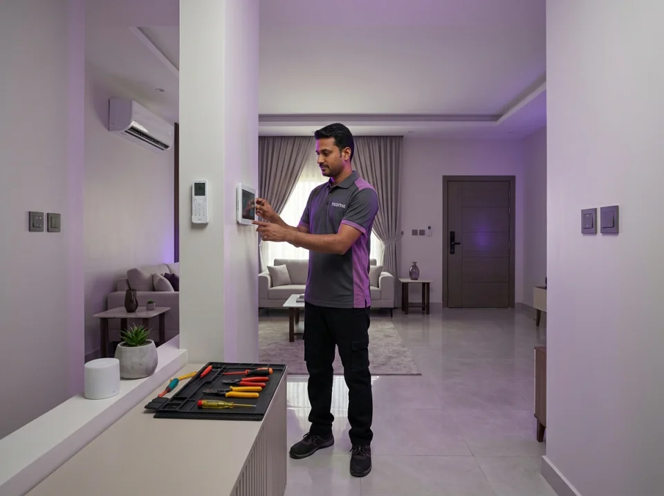 باقة المنزل الذكي — تركيب وربط بتطبيق واحد